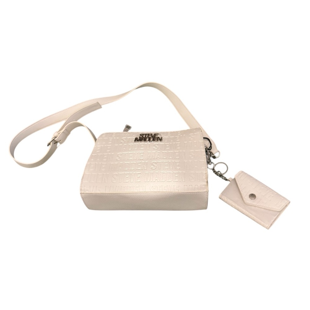 Steve Madden White Crossbody Bag
